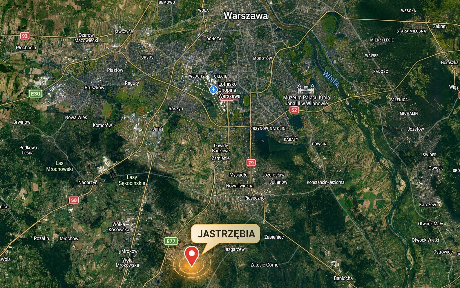 Mapa lokalizacji Osiedla Głosków.